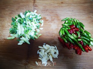 爆炒杏鲍菇菜豆角的做法步骤：3