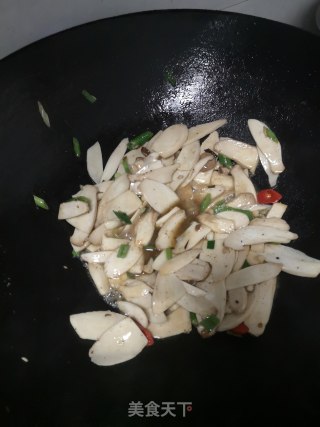 爆炒杏鲍菇菜豆角的做法步骤：6