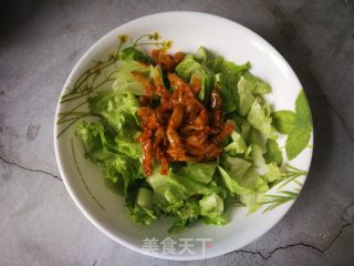 榨菜拌生菜的做法步骤：4
