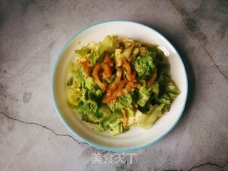 榨菜拌生菜的做法步骤：6