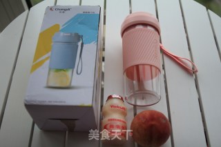 长帝便携果汁机-桃乐多的做法步骤：1