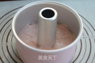 6寸中空玫瑰波浪戚风蛋糕的做法步骤：8