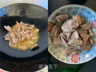 酱爆猪肝的做法步骤：2