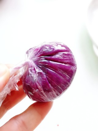 紫薯茶巾绞的做法步骤：9