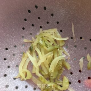 “榨菜”拌榨菜的做法步骤：3