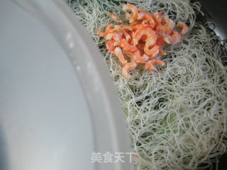 开洋青菜米面的做法步骤：3