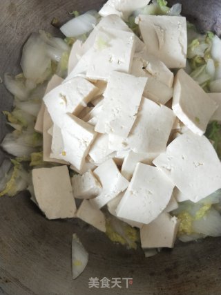 大白菜烧豆腐的做法步骤：6