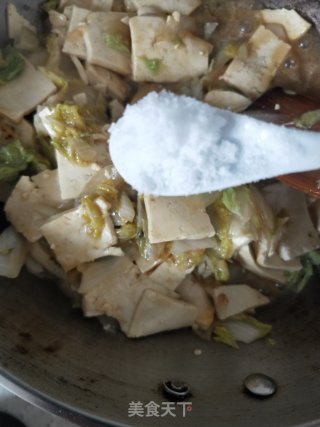 大白菜烧豆腐的做法步骤：8