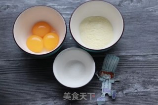 蛋黄溶豆的做法步骤：1