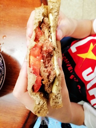 牛肉馅饼三明治的做法步骤：14