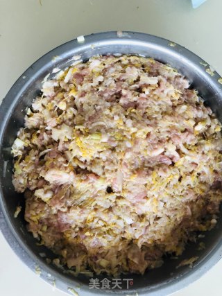 猪肉酸菜包子的做法步骤：10