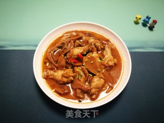 松茸干炖鸡翅根的做法步骤：18