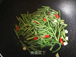 茄子炒豇豆的做法步骤：6