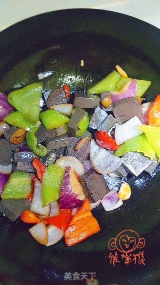 多彩血豆腐的做法步骤：7