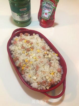 芝士焗饭的做法步骤：7