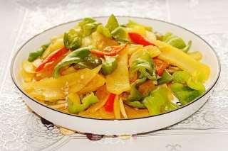 青椒土豆片的做法步骤：7