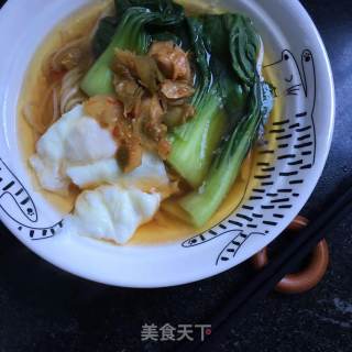 榨菜鸡蛋面的做法步骤：6
