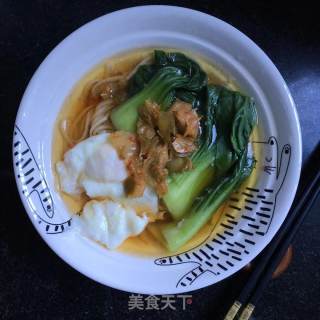 榨菜鸡蛋面的做法步骤：7