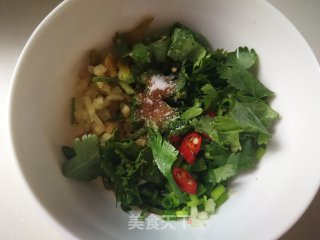 榨菜鸡蛋清汤面的做法步骤：6