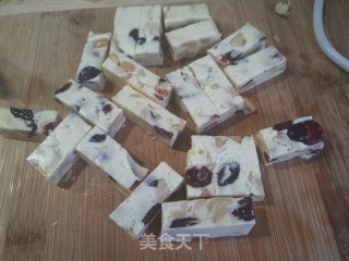 蔓越莓花生牛轧糖的做法步骤：15