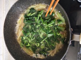 小白菜土豆粉丝排骨汤的做法步骤：6
