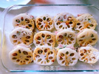 烤藕盒的做法步骤：15