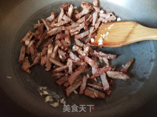 叉烧炒苦瓜的做法步骤：8