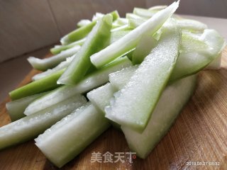 清炒节瓜的做法步骤：3