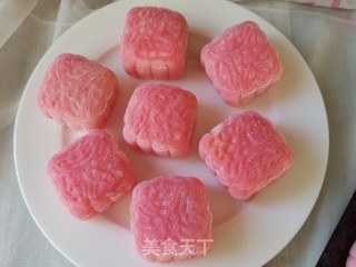 奶黄冰皮月饼的做法步骤：14