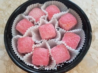 奶黄冰皮月饼的做法步骤：17