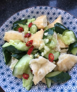 黄瓜拌面鱼的做法步骤：12