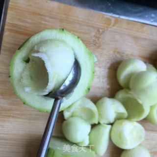 金针菇丝瓜忠的做法步骤：4