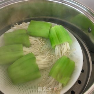 金针菇丝瓜忠的做法步骤：18