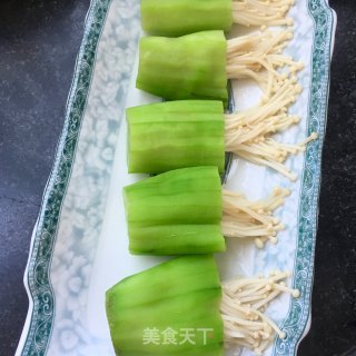 金针菇丝瓜忠的做法步骤：19