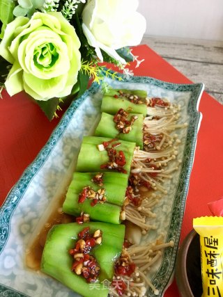 金针菇丝瓜忠的做法步骤：23