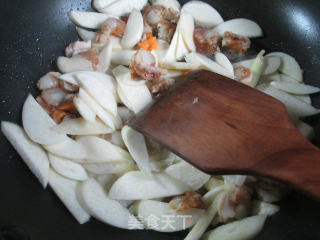 扇贝肉炒茭白的做法步骤：6