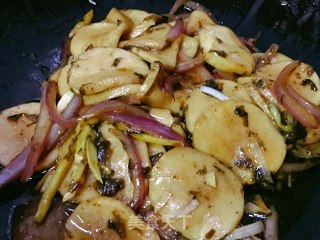 橄榄菜焗杏鲍菇的做法步骤：7
