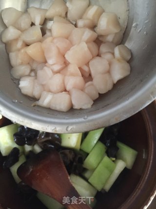 冬瓜焖鲜贝的做法步骤：8