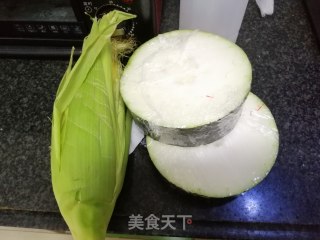 冬瓜玉米汤的做法步骤：1