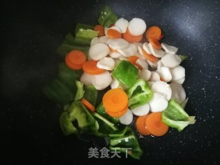 皱皮椒炒杏鲍菇的做法步骤：8