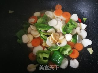 皱皮椒炒杏鲍菇的做法步骤：9