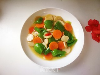 皱皮椒炒杏鲍菇的做法步骤：11