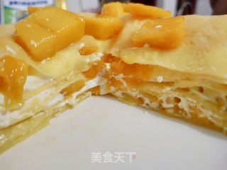 芒果班戟千层蛋糕的做法步骤：10