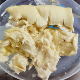 榴莲芒果班戟千层盒子蛋糕的做法步骤：6