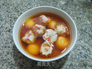 卧蛋虾味球的做法步骤：5