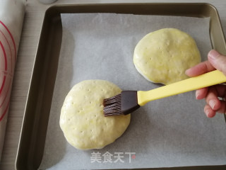 爆浆榴莲芝士饼的做法步骤：7