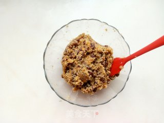 藜麦蜜豆肉松冰皮月饼的做法步骤：9
