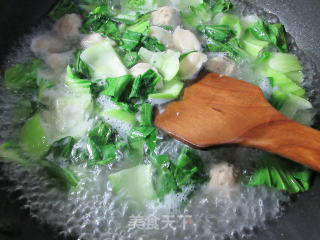 肉丸子青菜迷迷饺的做法步骤：4
