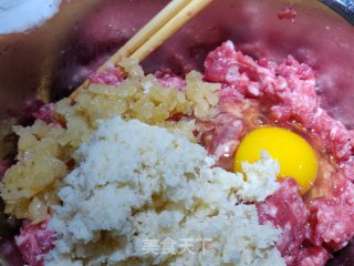 牛排菇芝士汉堡排的做法步骤：4