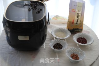 松下IH电磁加热电饭煲-黑米红豆粥的做法步骤：1